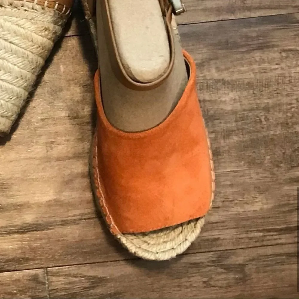🆕 Marc Fisher Adalyn Espadrille Wedge Sandal 7